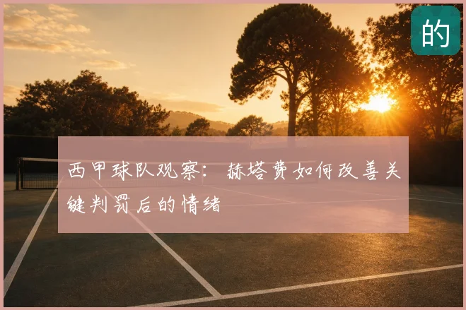 西甲球队观察:赫塔费如何改善关键判罚后的情绪