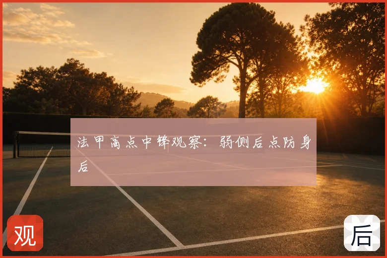 法甲高点中锋观察:弱侧后点防身后