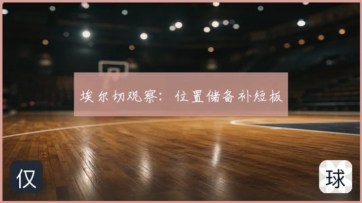 埃尔切观察:位置储备补短板